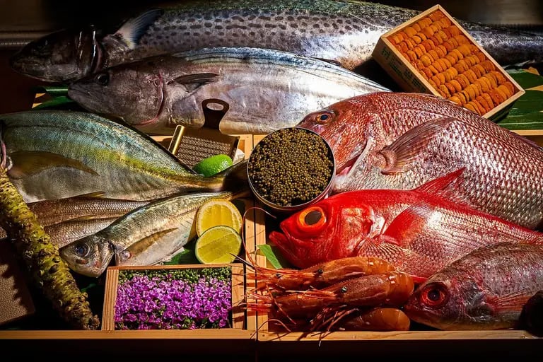To dine on the high-end omakase offerings at the Flyfish club, you’ll first need to buy NFTs on OpenSea.dfd