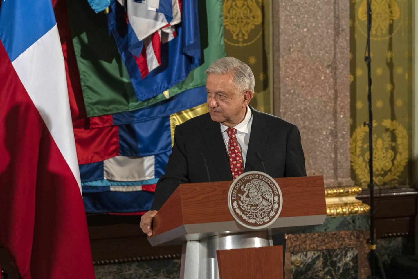 Andrés Manuel López Obrador. Fotógrafo: Alejandro Cegarra/Bloomberg