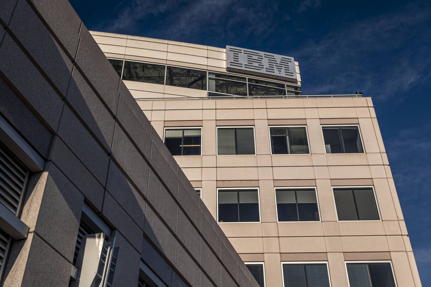 La oficina de IBM en Foster City, California, EE.UU.