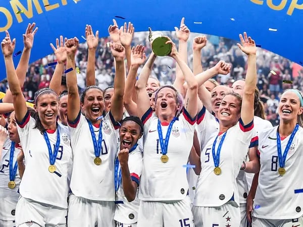 Selección Nacional Femenina de EE.UU. gana Mundial 2019. (Foto Selección Nacional)