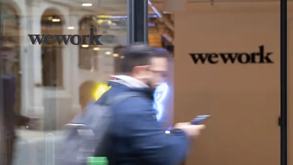 WeWork tiene “dudas sustanciales” sobre su capacidad para seguir operativadfd