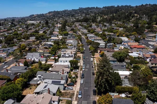 Imagen de un barrio en California