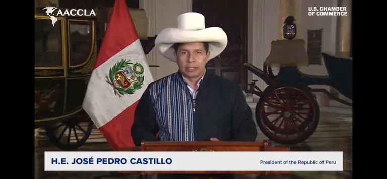 Pedro Castillo: “Es un momento propicio” para que Perú consolide lazos de amistad con EE.UU.”.dfd