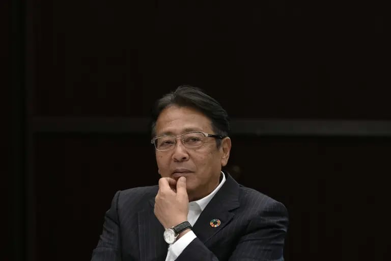 CEO de Mazda, Akira Marumoto. Fotógrafo: Buddhika Weerasinghe/Bloombergdfd