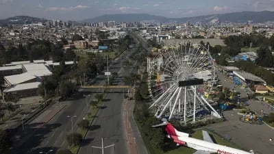 Foto aérea de la capital colombiana