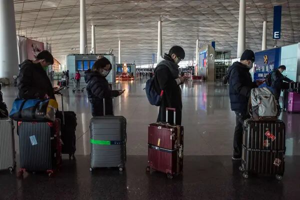 Após 8 de janeiro, quando o país eliminar outras restrições de tráfego, espera-se um grande fluxo de passageiros saindo da China