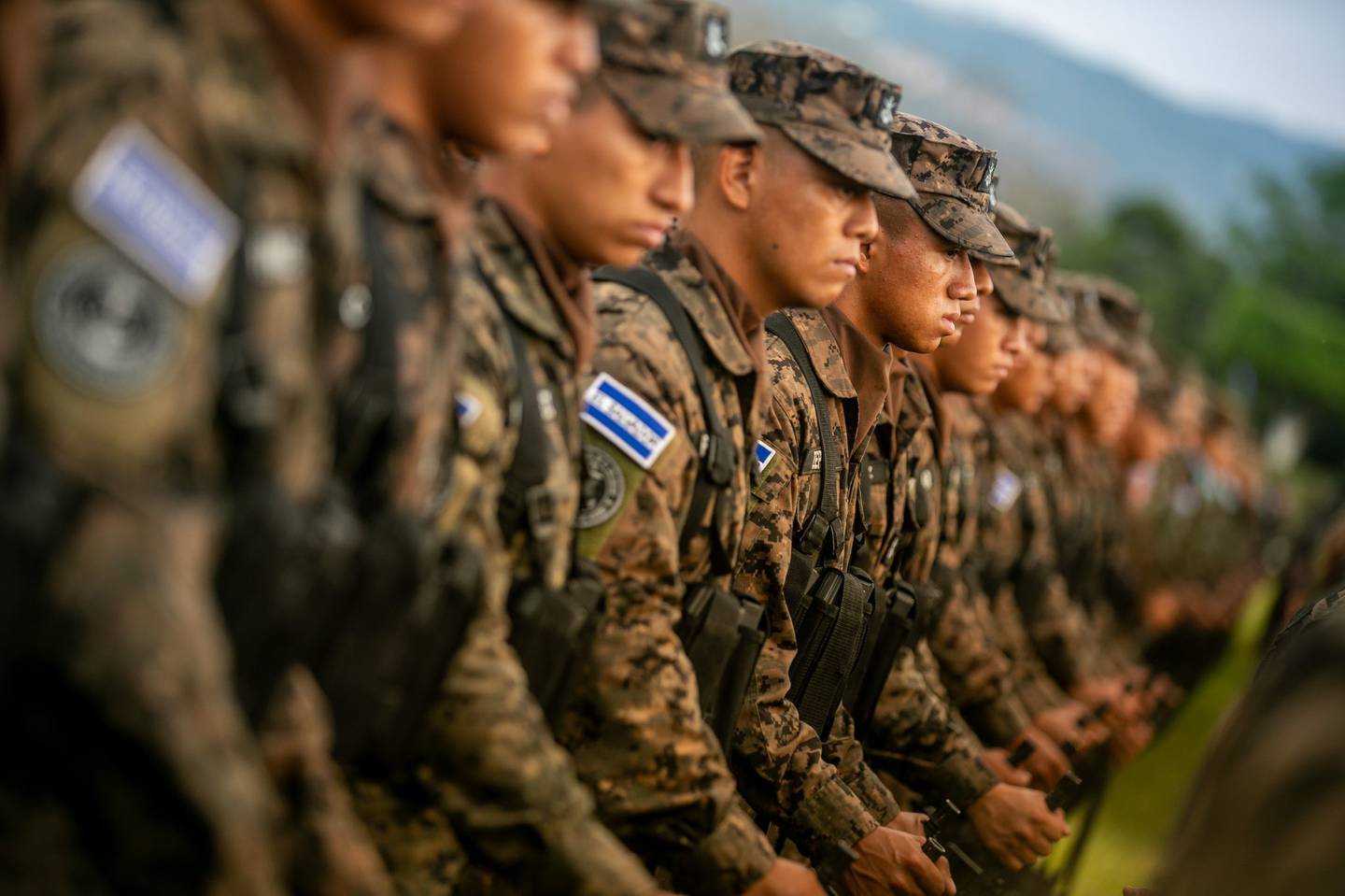 Efectivos de la Fuerza Armada de El Salvador. Foto: Casa Presidencial | @PresidenciaSVdfd