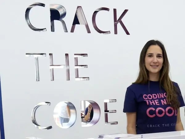 María del Mar Vélez. CEO de Crack The Code