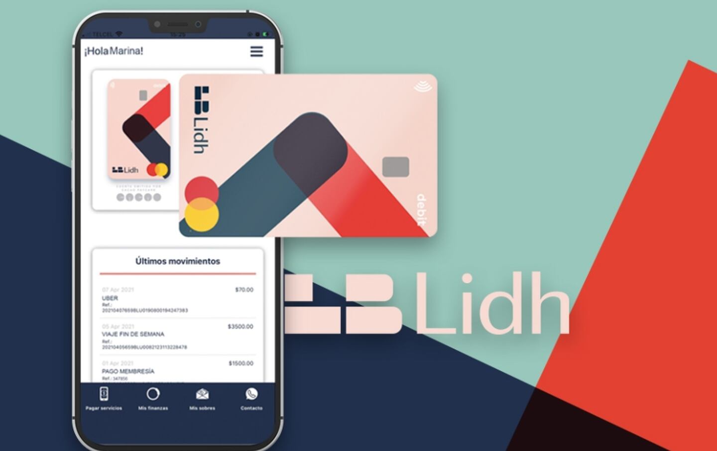 Lidh's app. Photo: Lidh/Courtesydfd