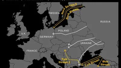 Cerca de um terço do fornecimento de gás russo para a Europa cruza a Ucrânia