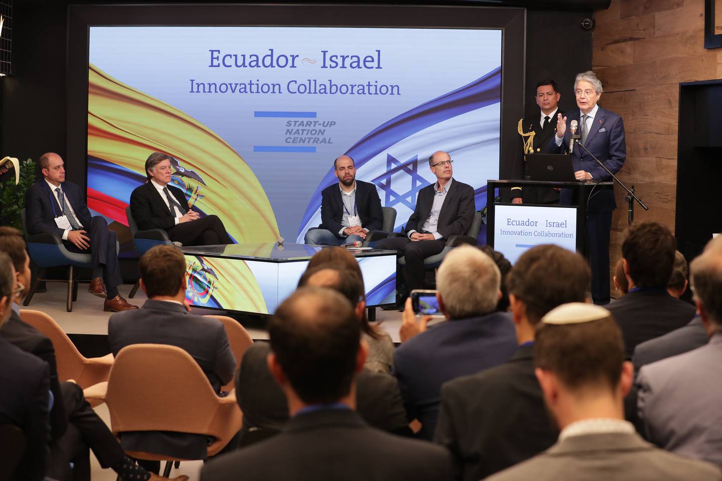 El presidente Guillermo Lasso cumple una visita oficial a Israel desde el pasado 9 de mayo.