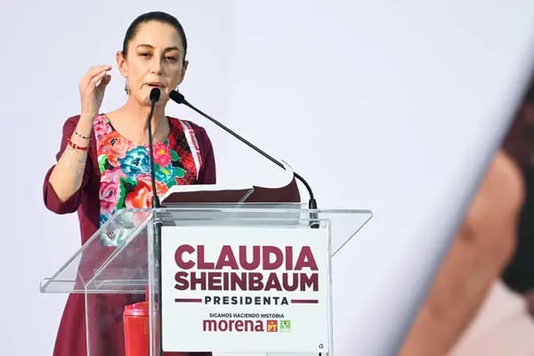 Inicio de la campaña presidencial de Claudia Sheinbaum en el Zócalo de la Ciudad de México, 1 de marzo de 2024