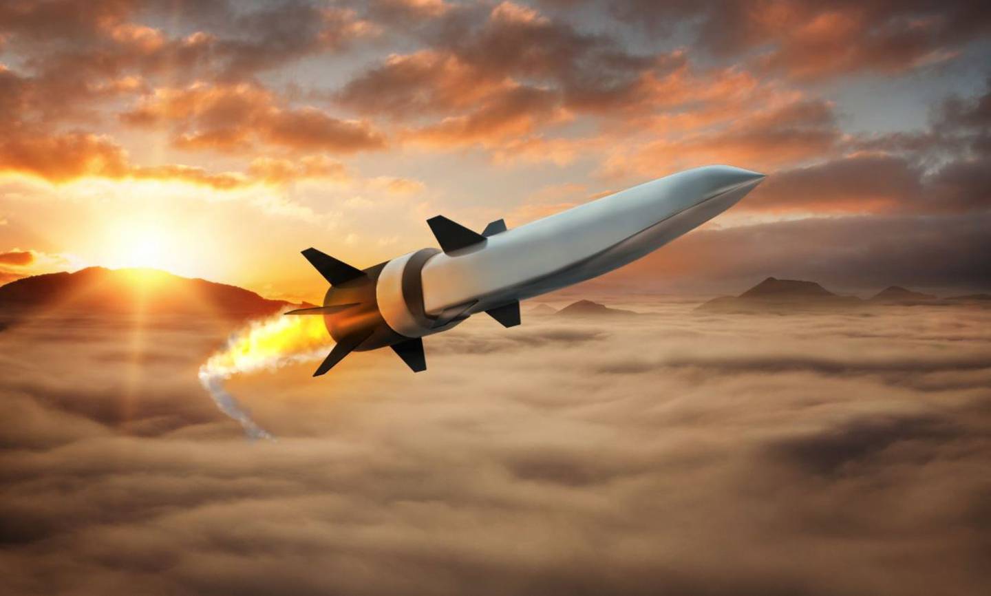 Artist’s concept of Hypersonic Air-breathing Weapons Concept (HAWC) missile.