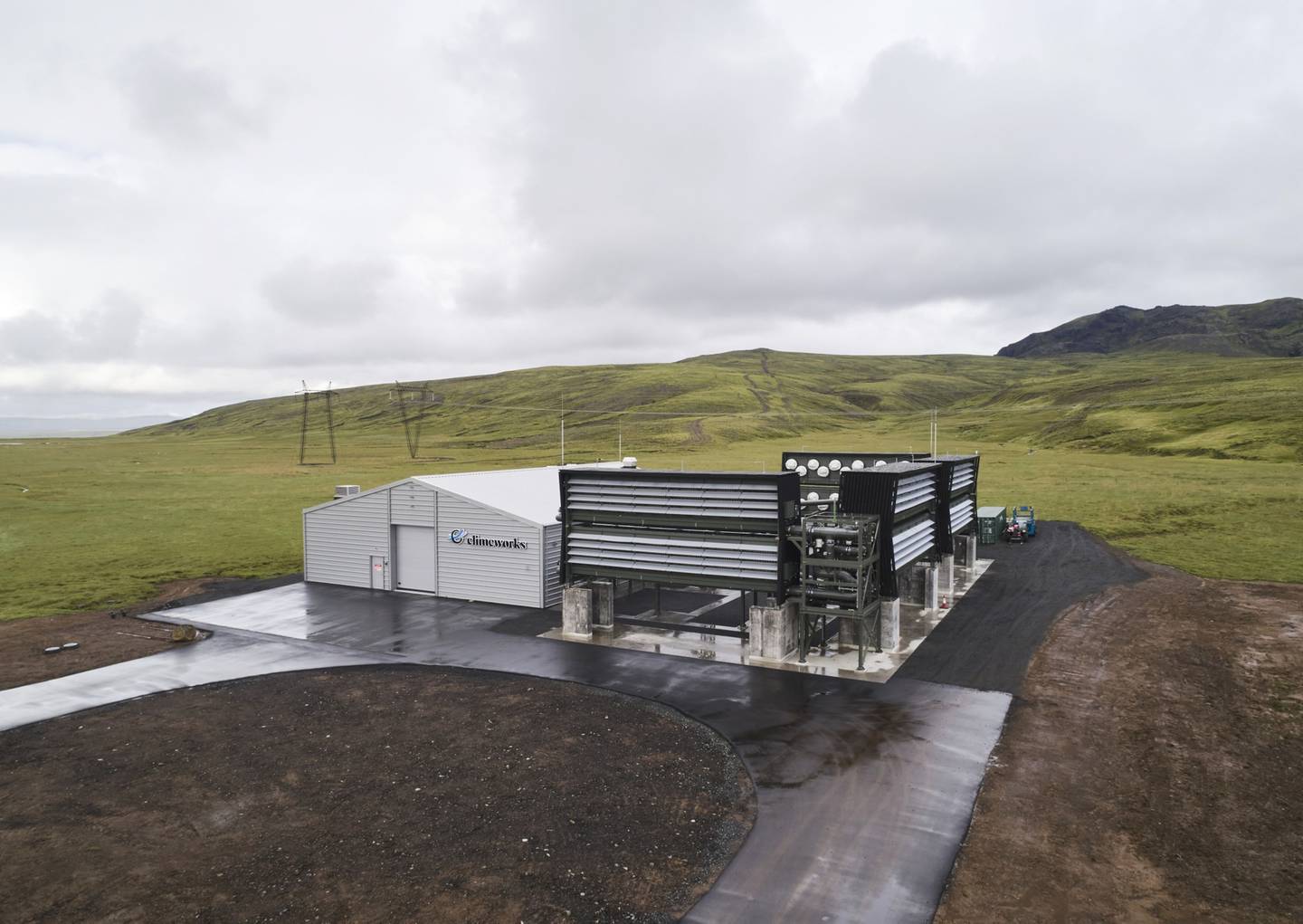 La nueva instalación de Orca, construida por la empresa suiza Climeworks AG. La demanda de eliminación de carbono es tan alta que están planeando una planta aún mayor. Fotógrafo: Arnaldur Halldorsson/Bloomberg