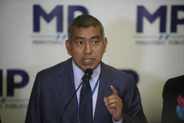Rafael Curruchiche, jefe de la Fiscalía Especial contra la Impunidad (Feci).