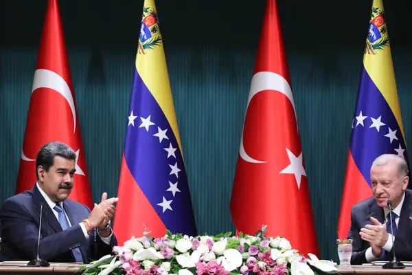 Maduro y su homólogo, Recep Tayyip Erdoğan / Prensa Presidencial