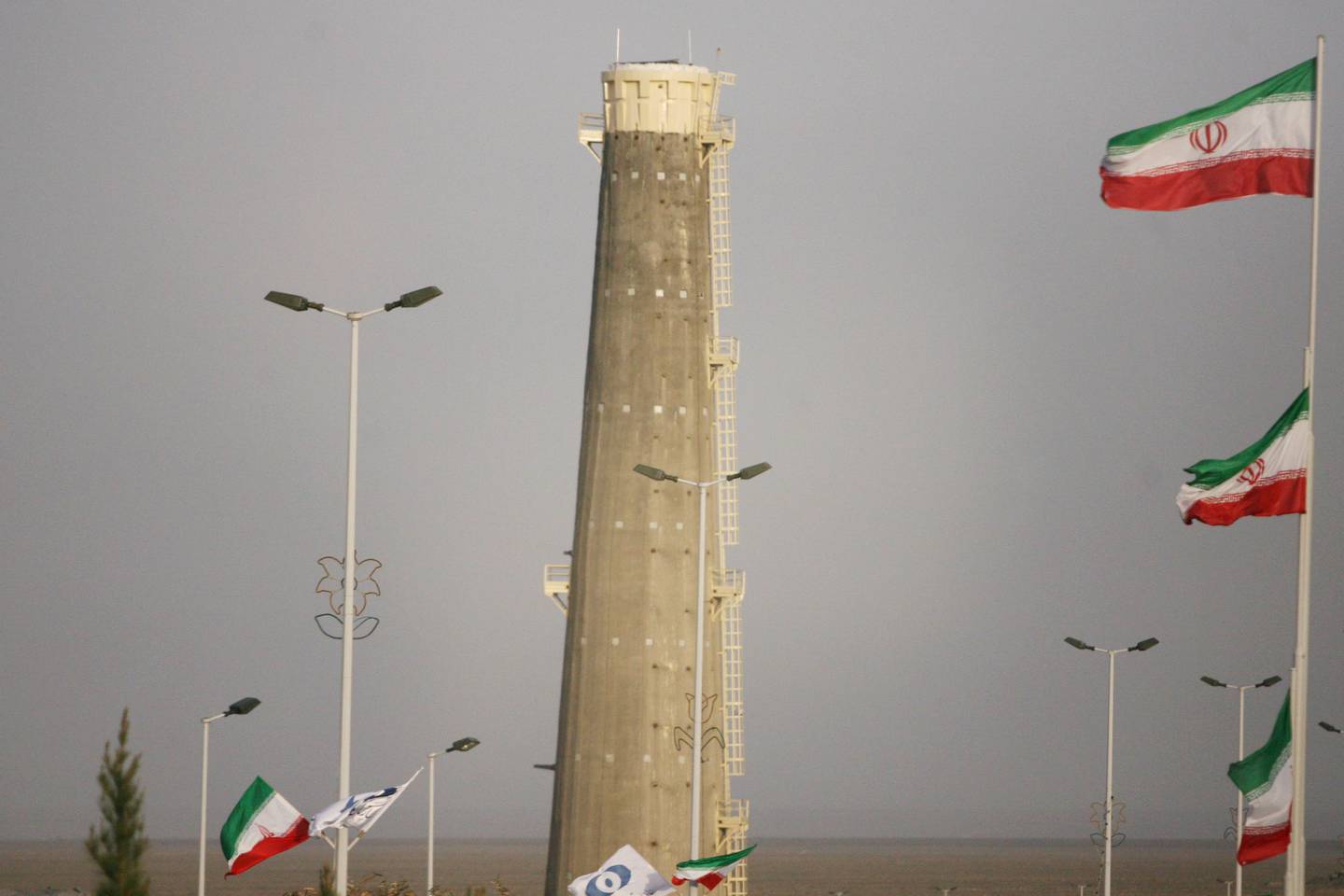 Vista general de las instalaciones de enriquecimiento nuclear de Natanz, en el sur Teherán.