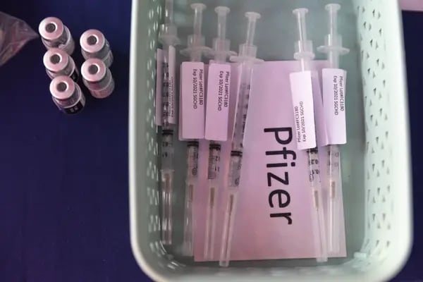 Dosis de la vacuna contra el Covid-19 desarrollada por Pfizer y BioNTech.