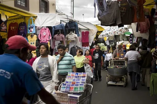 Imagen de un mercado en México.