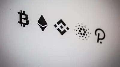 Logos de criptomonedas