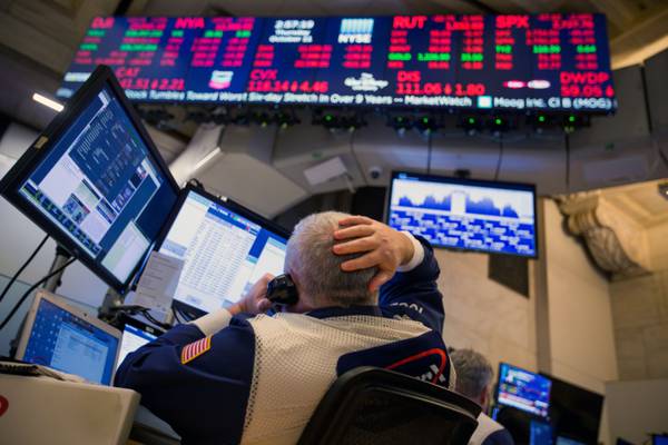 Indicador de miedo de Wall Street se pone al día con el estado de los mercadosdfd