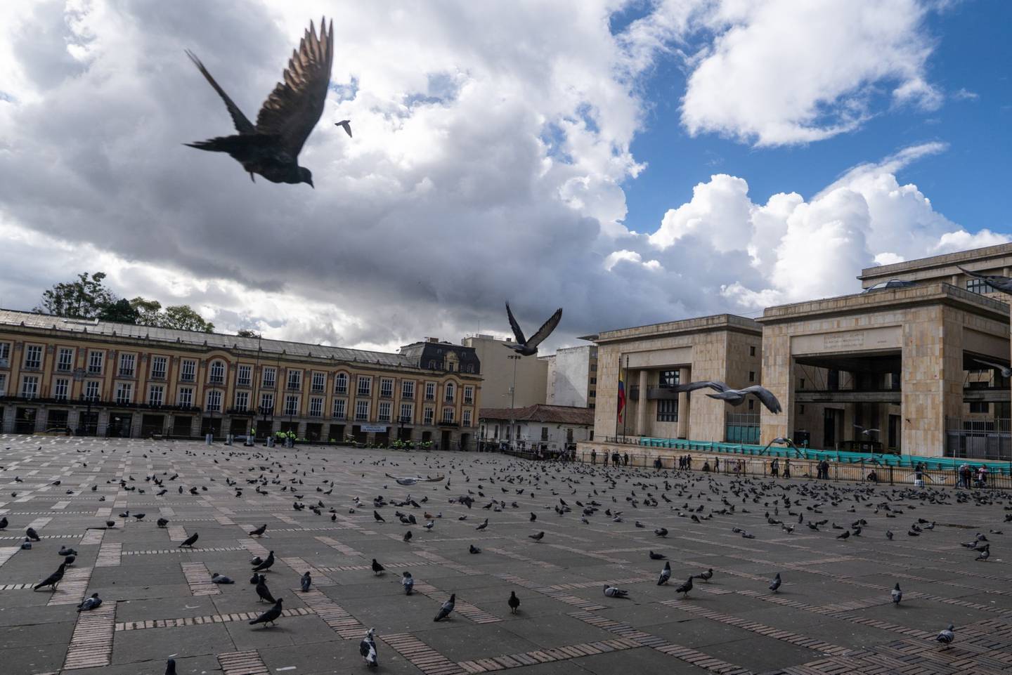 Plaza Bolívar en Bogotá, Colombia, el jueves 28 de julio de 2022.  Fotógrafo: Nathalia Angarita/Bloomberg