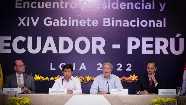 Guillermo Lasso y Pedro Castillo acuerdan reforzar trabajo en frontera comúndfd