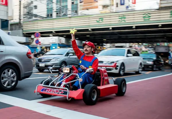 Real Mario Kart In Tokyo