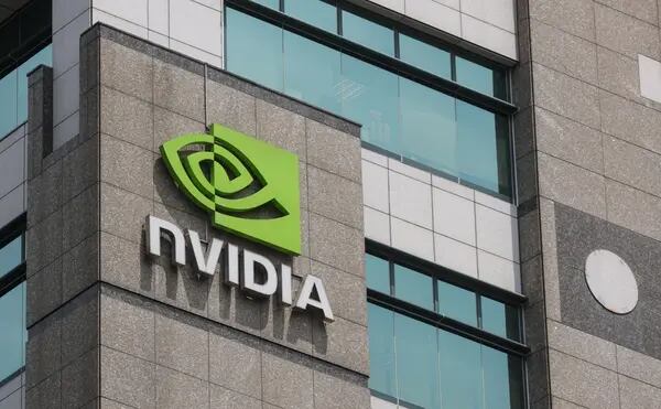Logo da Nvidia em Taiwan: o valor de mercado da Nvidia aumentou em mais de US$ 400 bilhões este ano