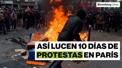 10 días de protestas en París: Manifestaciones se tornan violentasdfd