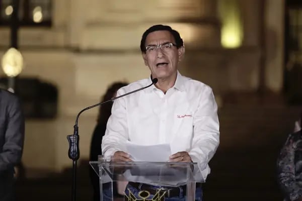Comisión de Economía del Congreso en Perú cita a expresidente Martín Vizcarra.