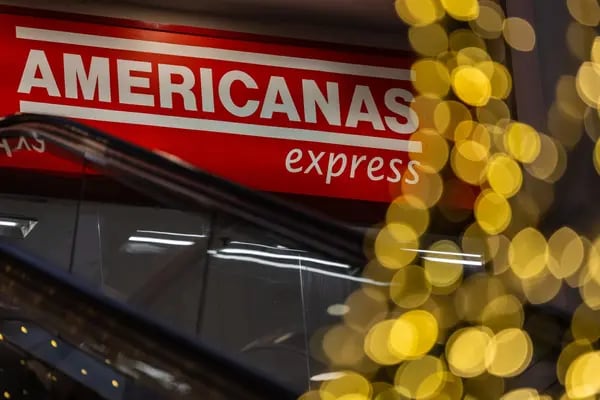 Una tienda de Americanas en Sao Paulo
