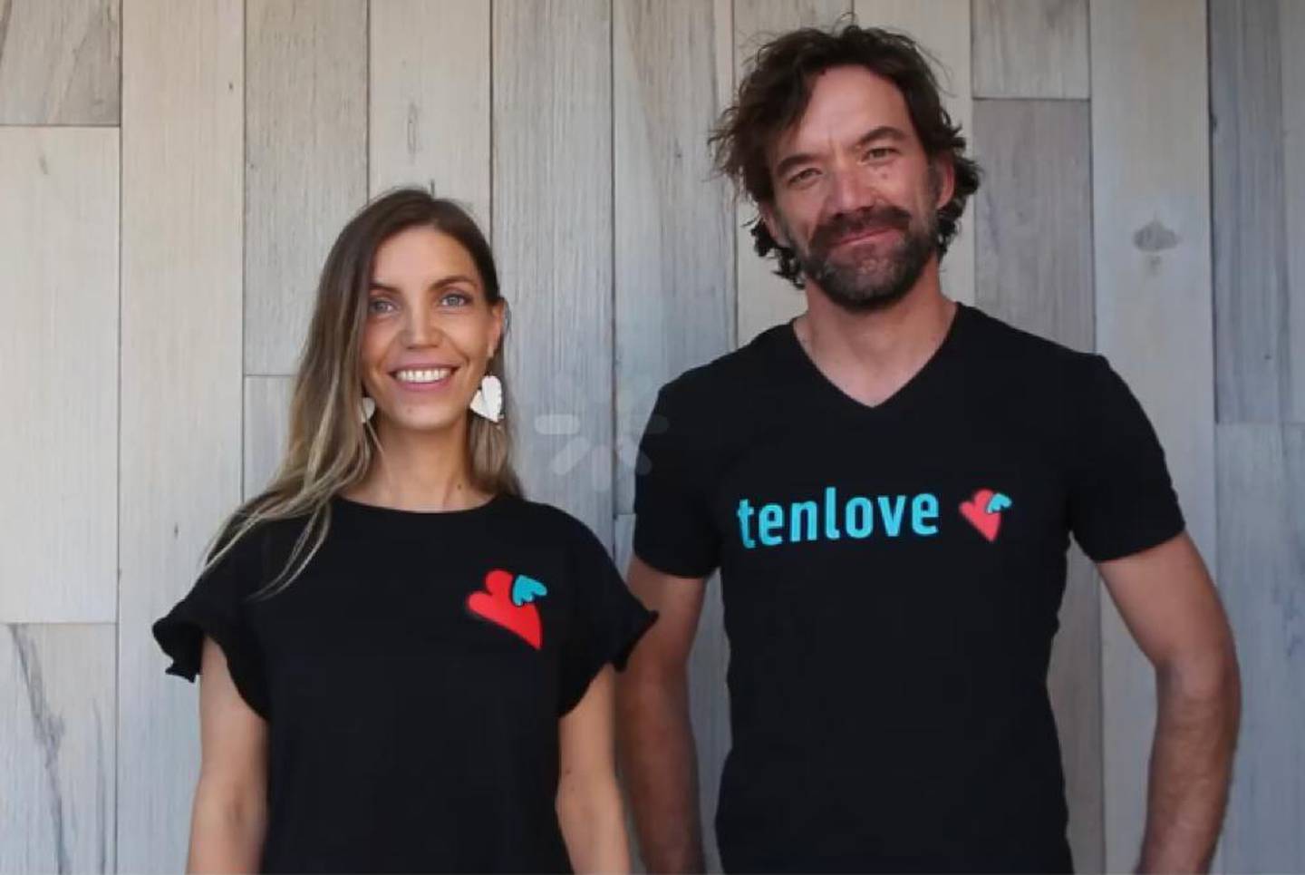 Paula Herrera y Nicolás Pino crearon la startup chilena que combate la soledad en la tercera edad: Ten. Foto: Prensa Ten