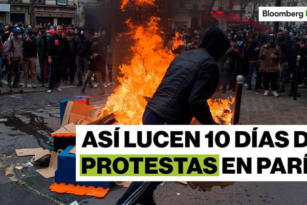 10 días de protestas en París: Manifestaciones se tornan violentasdfd