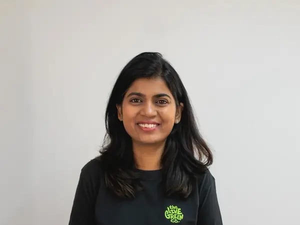 Priyanka Srinivas, founder of The Live Green Co.