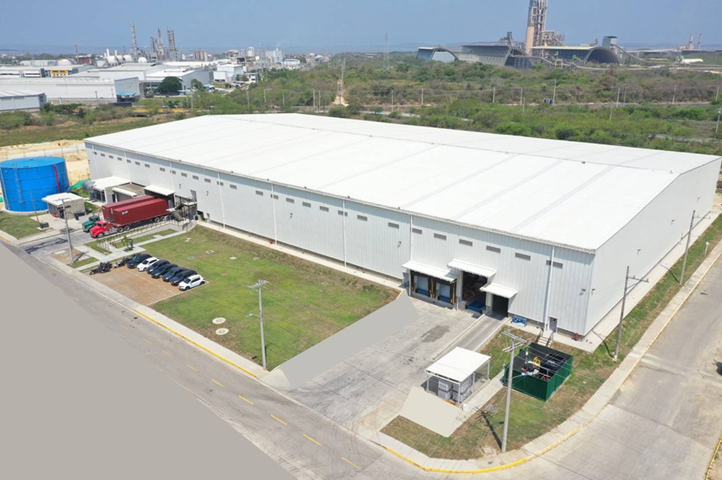 Planta de Mondi Group en Cartagena desde donde se atenderán los mercados ce Centro y Suramérica.