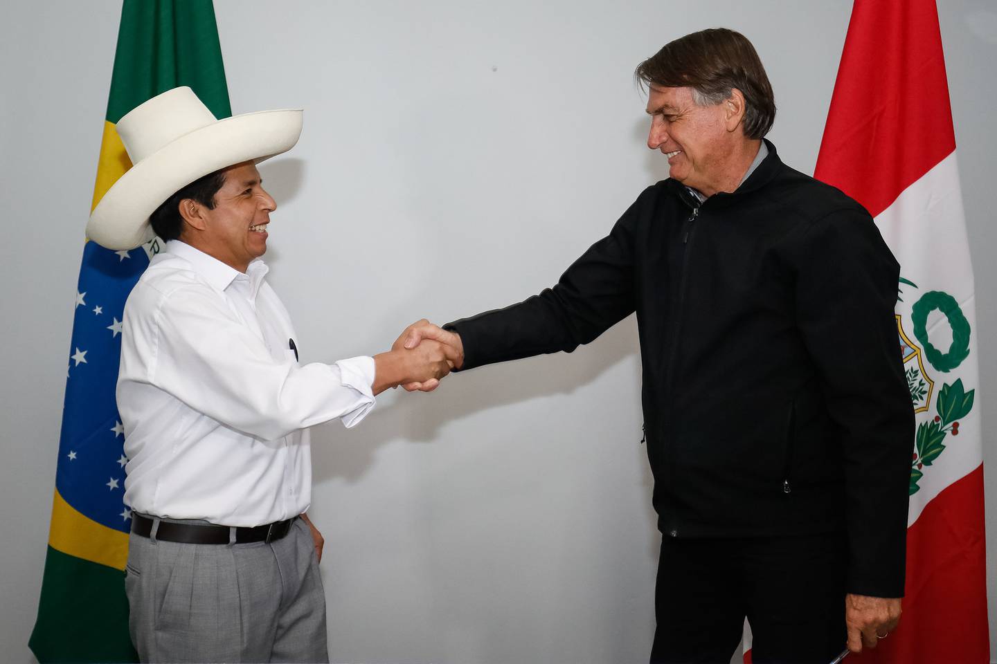Jair Bolsonaro y Pedro Castillo se reúnen en Brasil: esto dialogaron los mandatarios.dfd