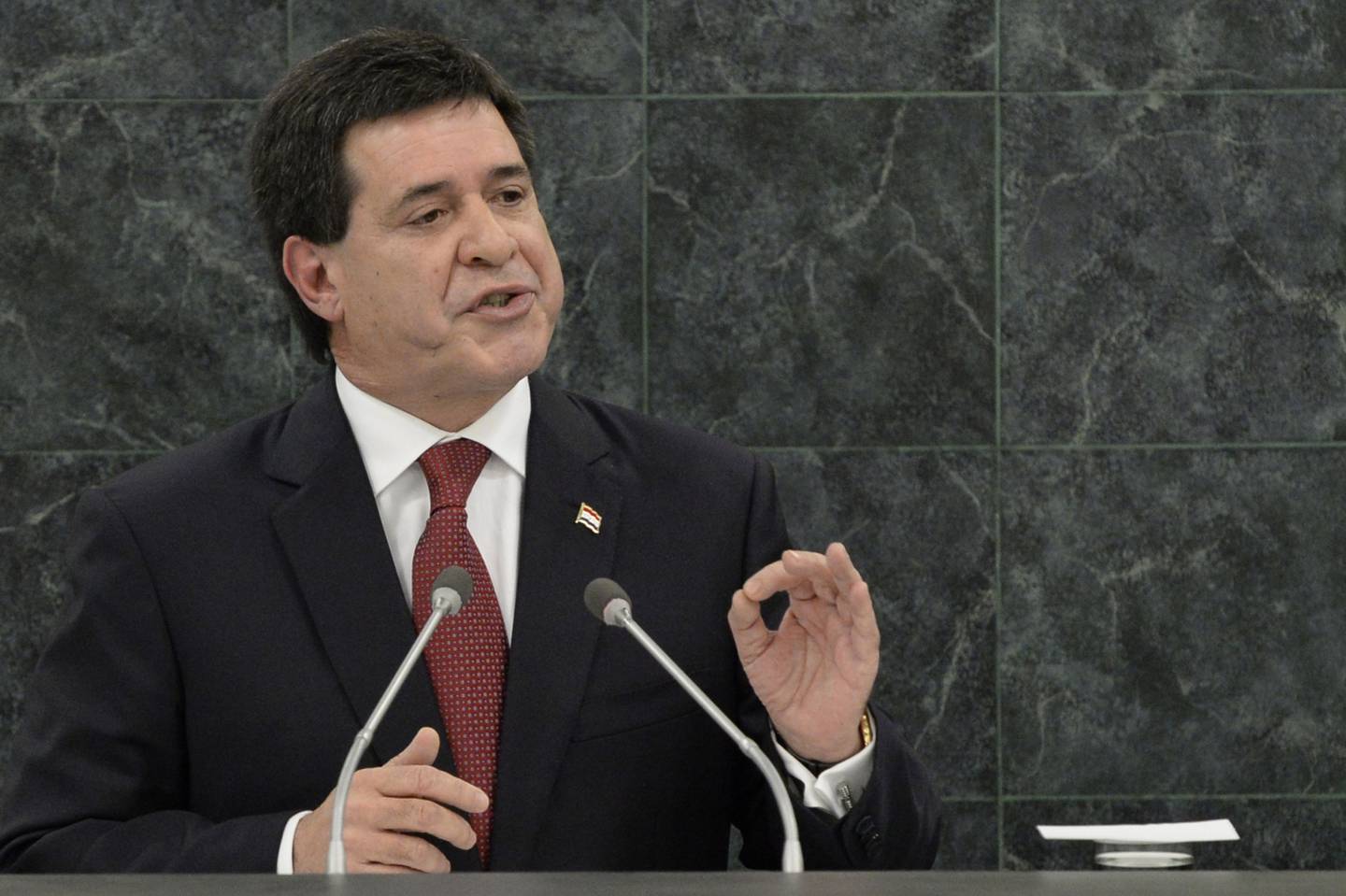 El ex presidente paraguayo, Horacio Cartes
