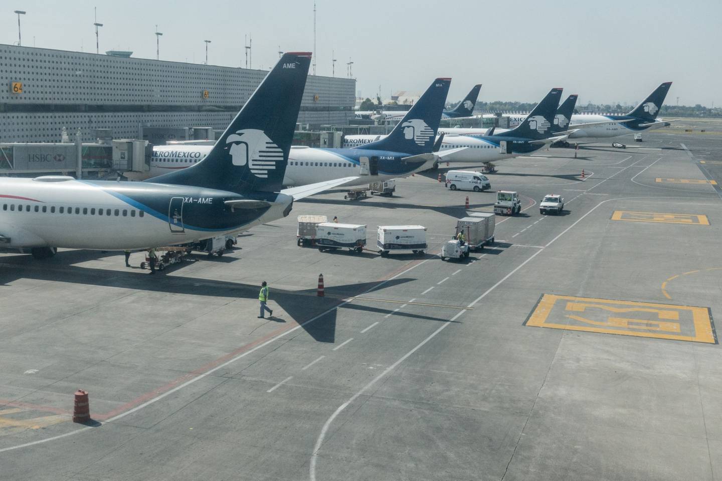 Grupo Aeroméxico has announced that its shareholders have approved the airline’s delisting of its shares from the local bourse, and the cancellation of its registration in the National Securities Registry. Photographer: Cesar Rodriguez/Bloomberg