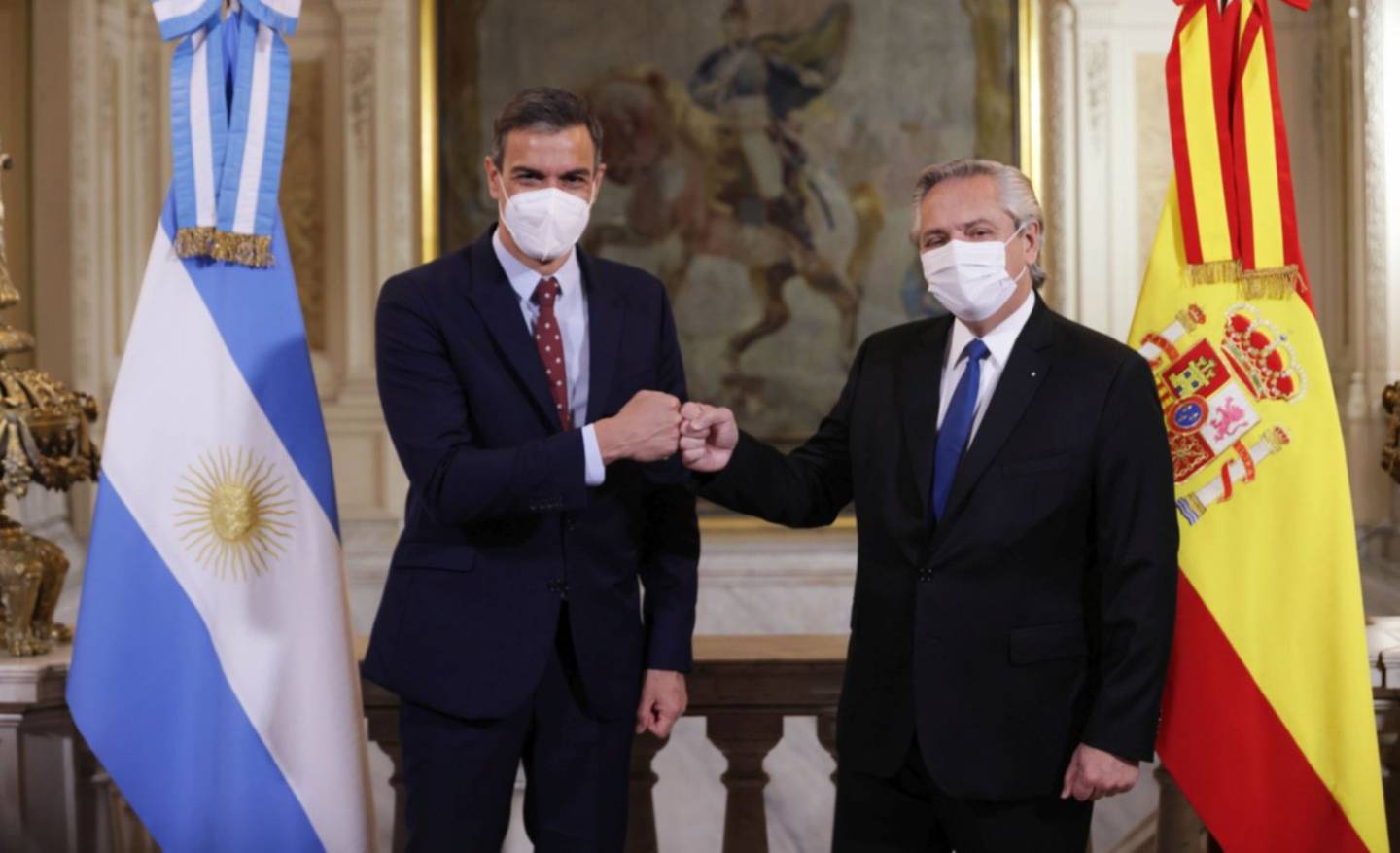 El presidente argentino se reencontrará con su par españoldfd