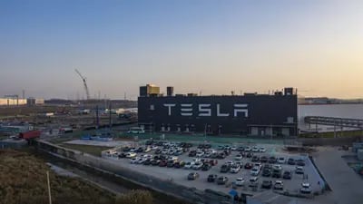 Fábrica da Tesla em Xangai