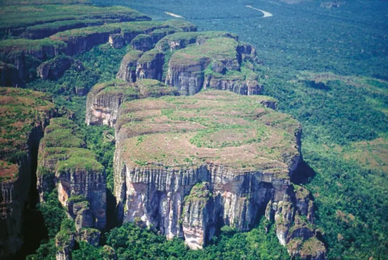 ¿Quiénes son los dueños de la tierra en América Latina?El Parque nacional natural Sierra de Chiribiquete se encuentra en plena Amazonia colombiana.dfd