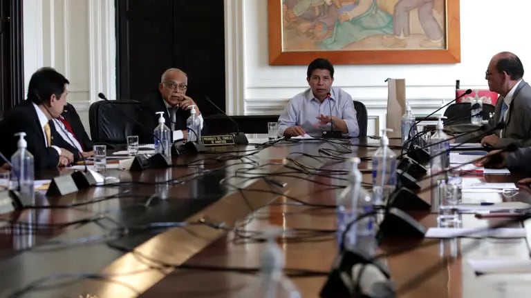 Sesión extraordinaria del Consejo de Ministros en Perú, Presidencia Perúdfd