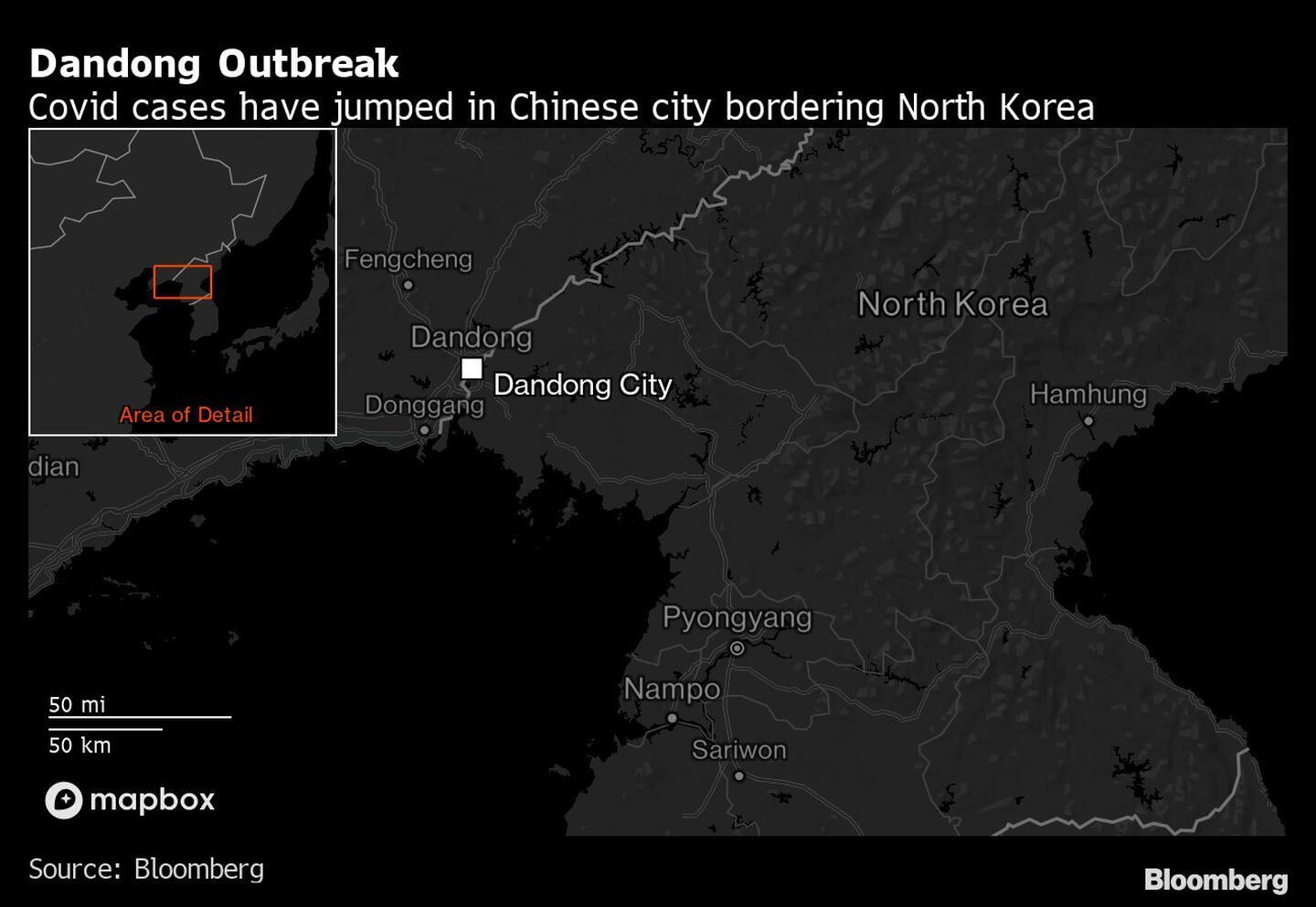 Los casos de Covid-19 se han disparado en la ciudad china fronteriza con Corea del Nortedfd