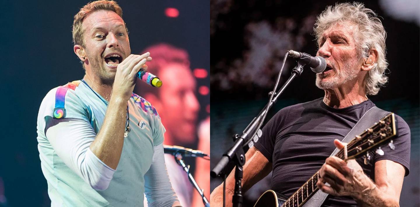 Chris Martin, cantante de Coldplay, banda que acaba de alcanzar el récord de su compatriota, Roger Waters.