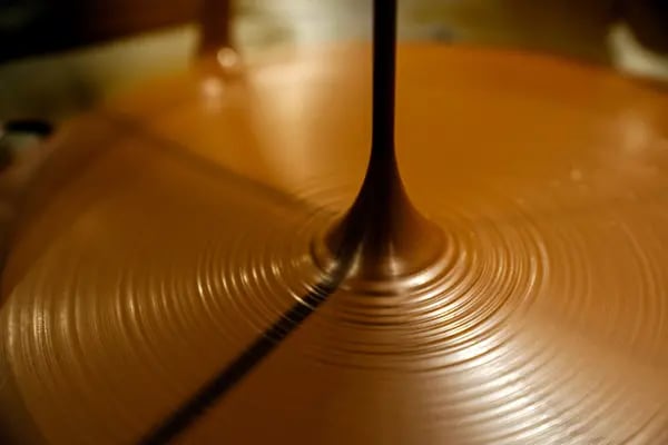 Producción de chocolate.