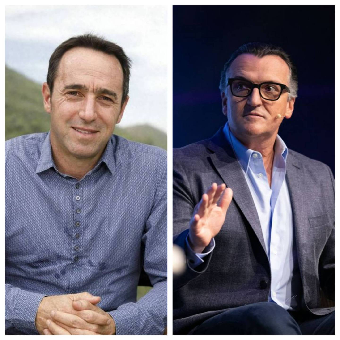 El CEO de MercadoLibre, Marcos Galperin, y el CEO de Globant, Martín Migoya.