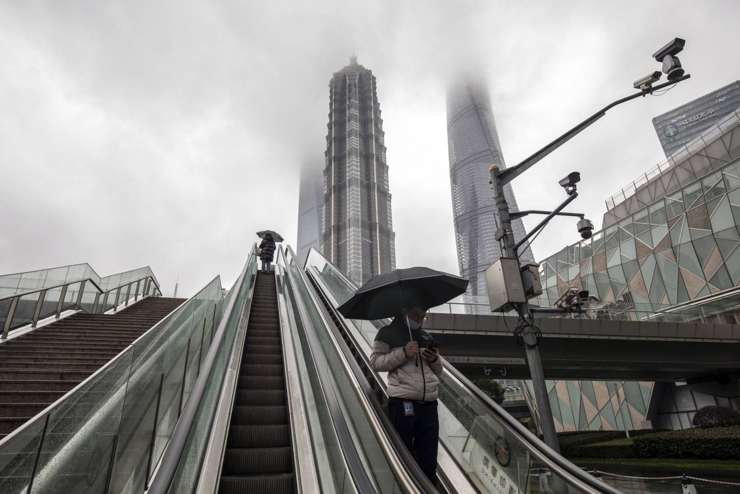 Distrito financiero en Shanghái, China. Fotógrafo: Qilai Shen/Bloomberg