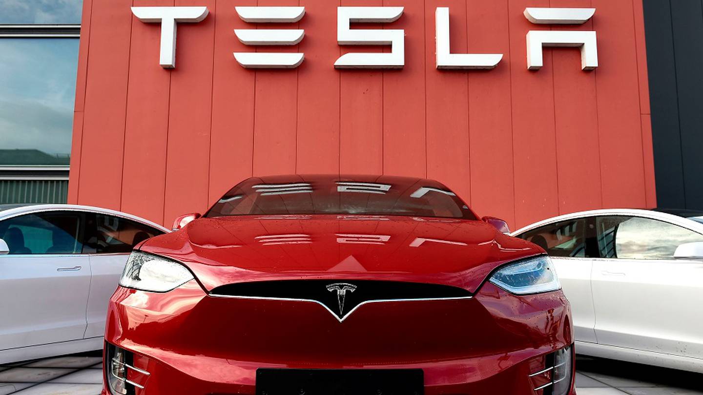 Tesla cars. Photo: Bloomberg
