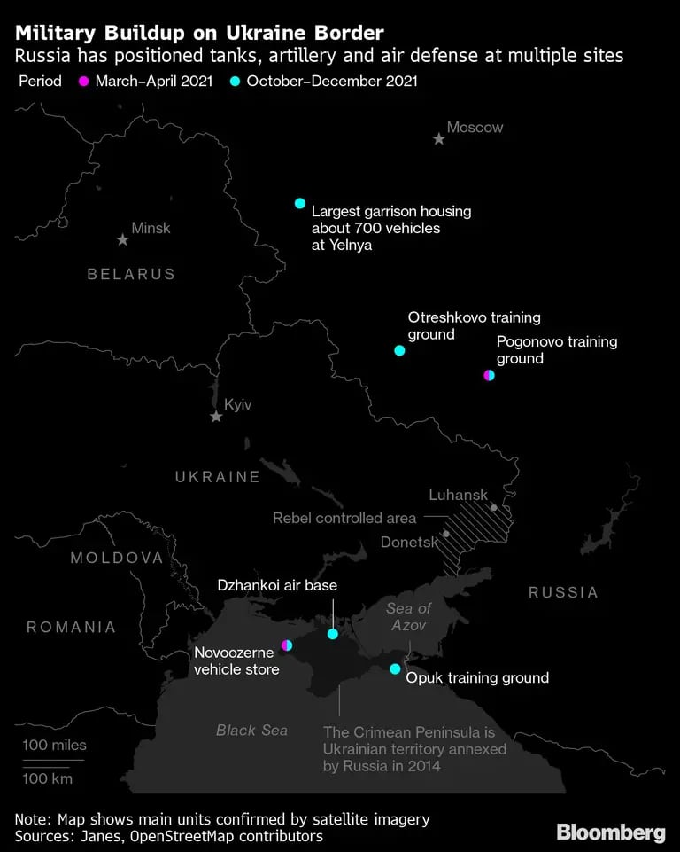 Refuerzo militar en la frontera con Ucraniadfd